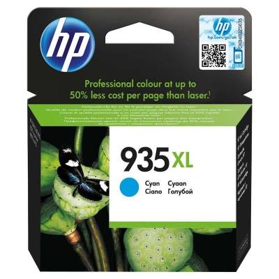 Cartucho de tinta original hp nº935 xl alta capacidad/ cian