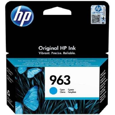 Cartucho de tinta original hp nº963/ cian