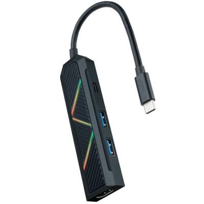 Docking usb tipo-c nanocable 10.16.0401/ 2xusb/ 1xusb tipo-c pd/ 1xhdmi