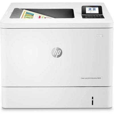 Impresora láser color hp laserjet enterprise m554dn dúplex/ blanca