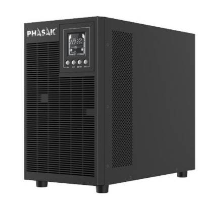 Sai online phasak 3000 va online lcd/ 3000va-2700w/ 4 salidas/ formato torre